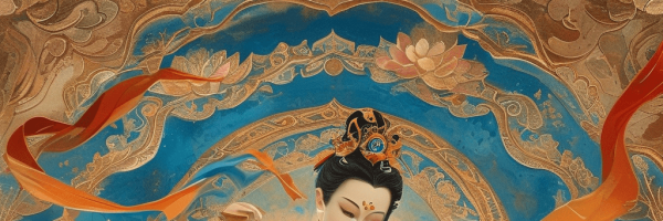AI 图鉴 · 敦煌飞天壁画