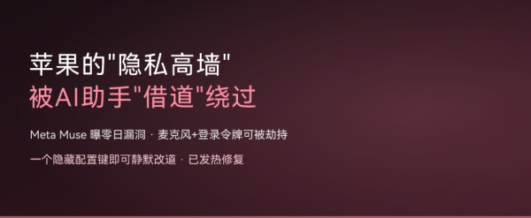 苹果的隐私高墙，被 Meta AI 助手借道绕过